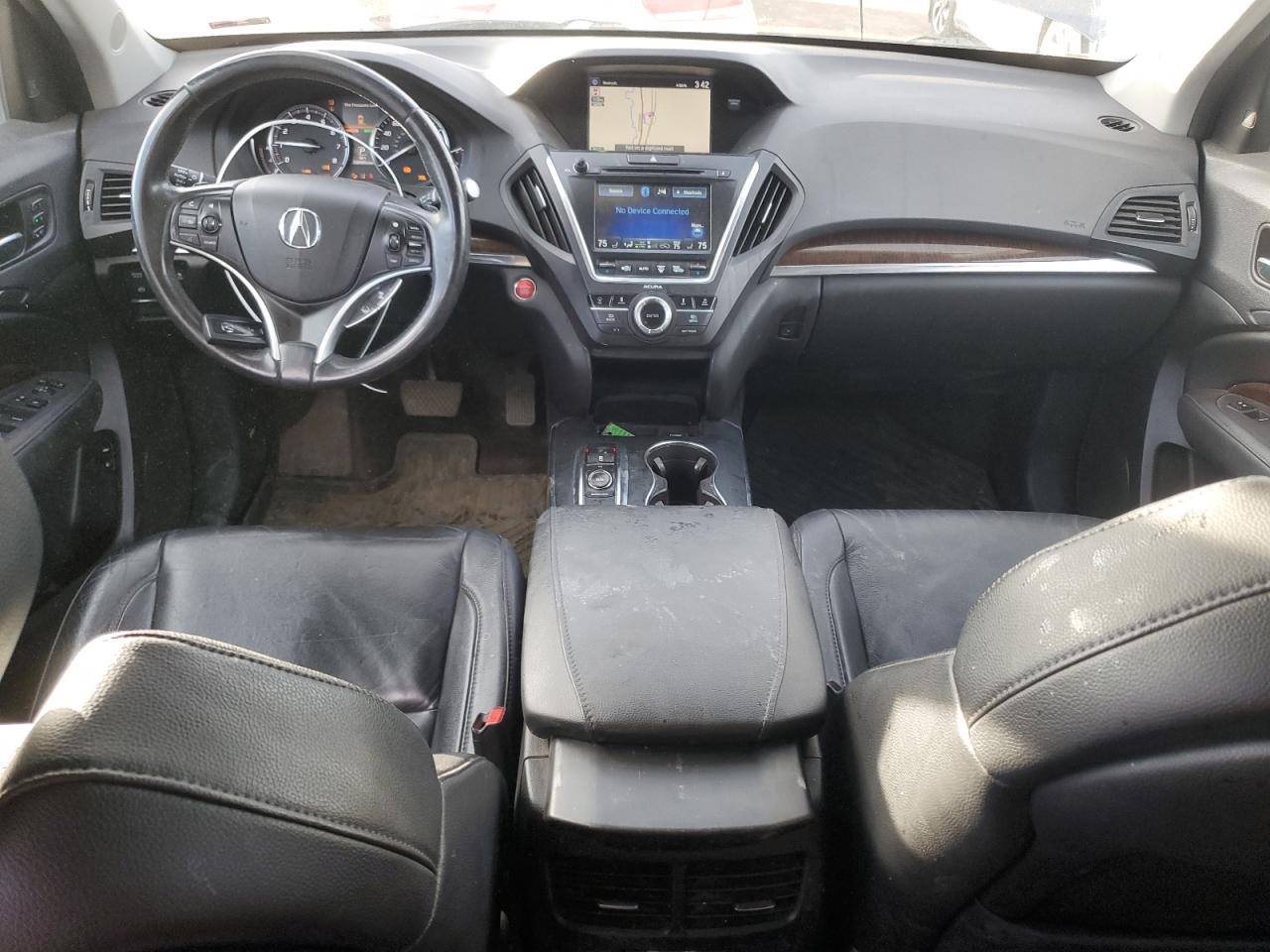 2017 Acura MDX VIN 5FRYD4H56HB019968 Copart auction photo, front end / rear end damage thumbnail 8