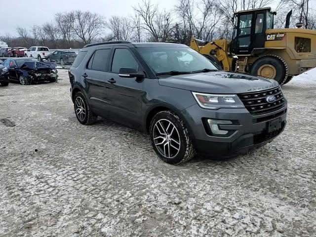 2016 Ford Explorer VIN 1FM5K8GTXGGB15734 Copart auction photo, rear end / side damage thumbnail 15