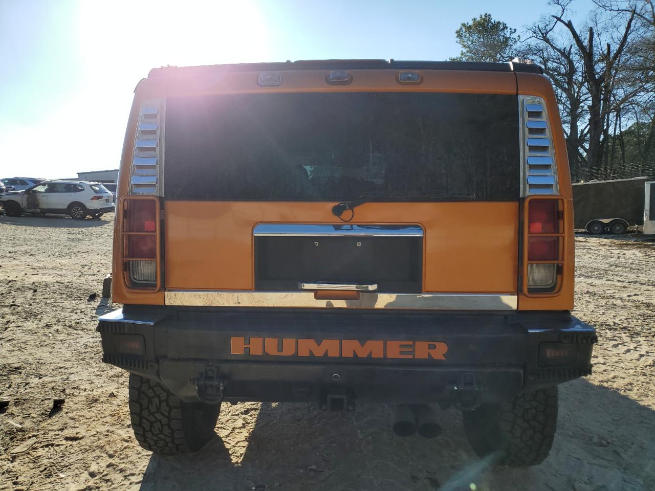 2006 Hummer H2 VIN 5GRGN23UX6H115160 Copart auction photo, front end / all over damage thumbnail 6