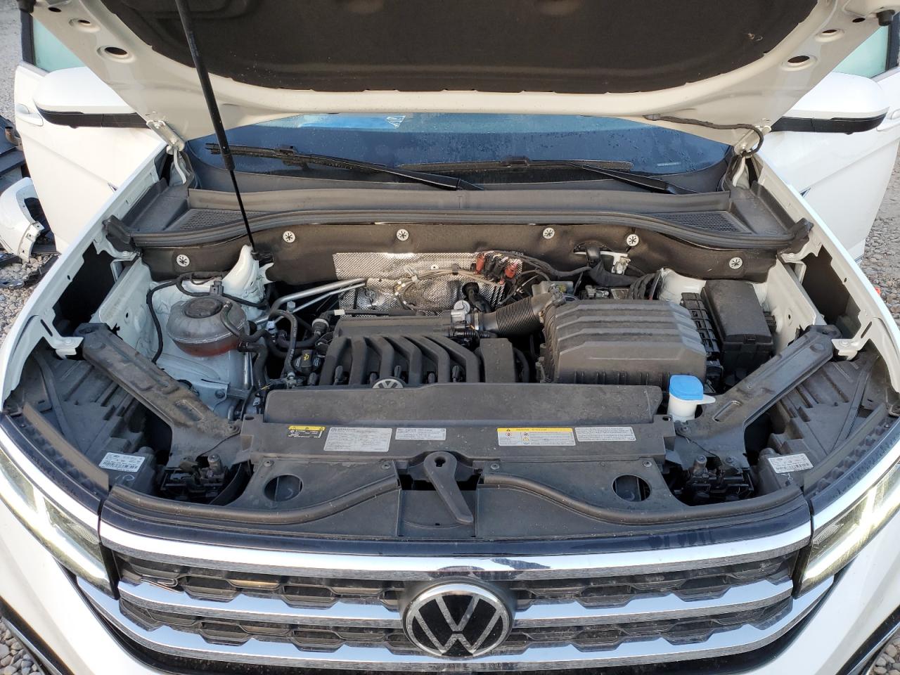 2021 Volkswagen Atlas VIN 1V2FE2CA9MC224818 Copart auction photo, rear end damage thumbnail 12