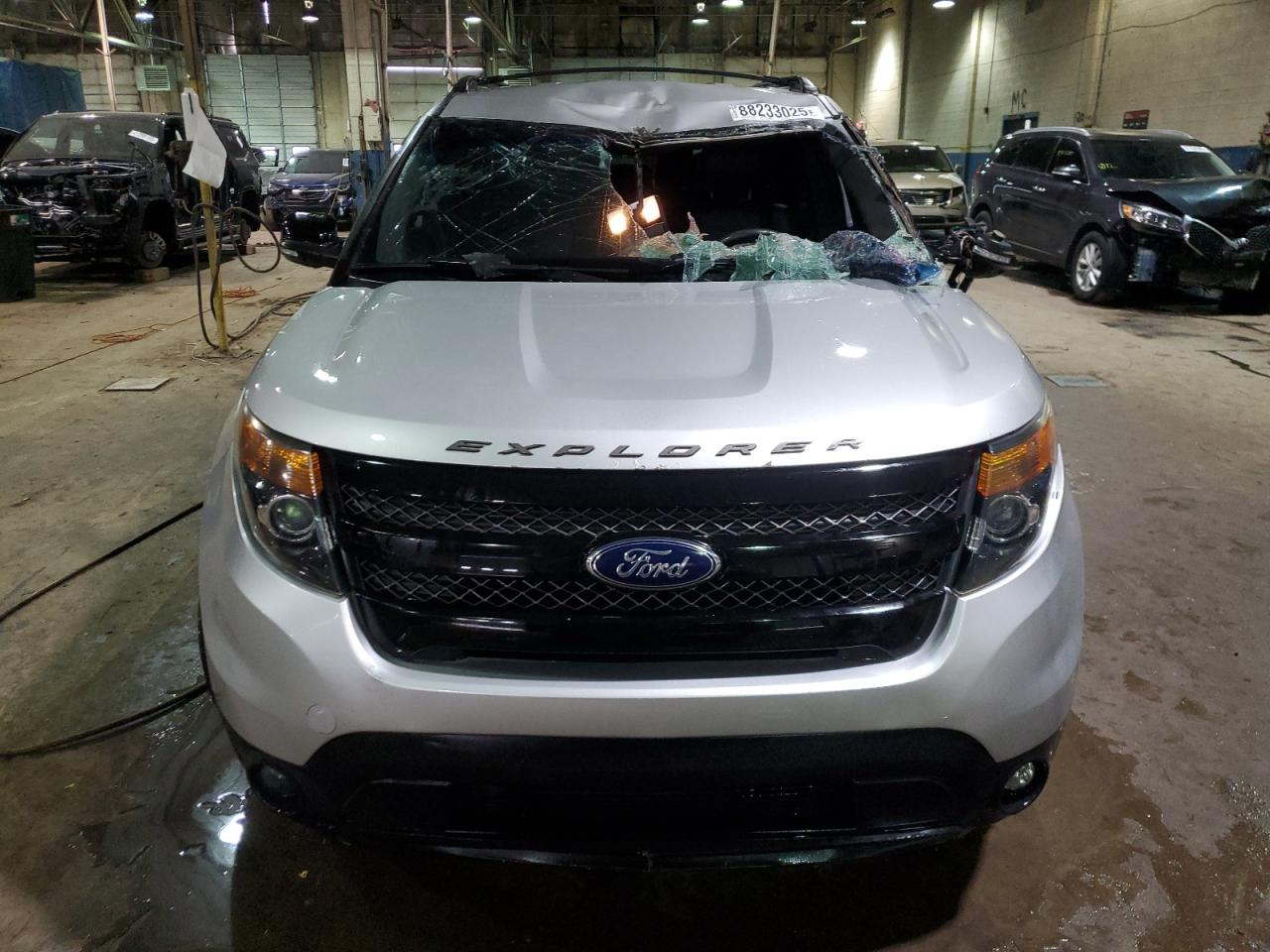 2013 Ford Explorer VIN 1FM5K8GT0DGC79165 Copart auction photo, top/roof / side damage thumbnail 5