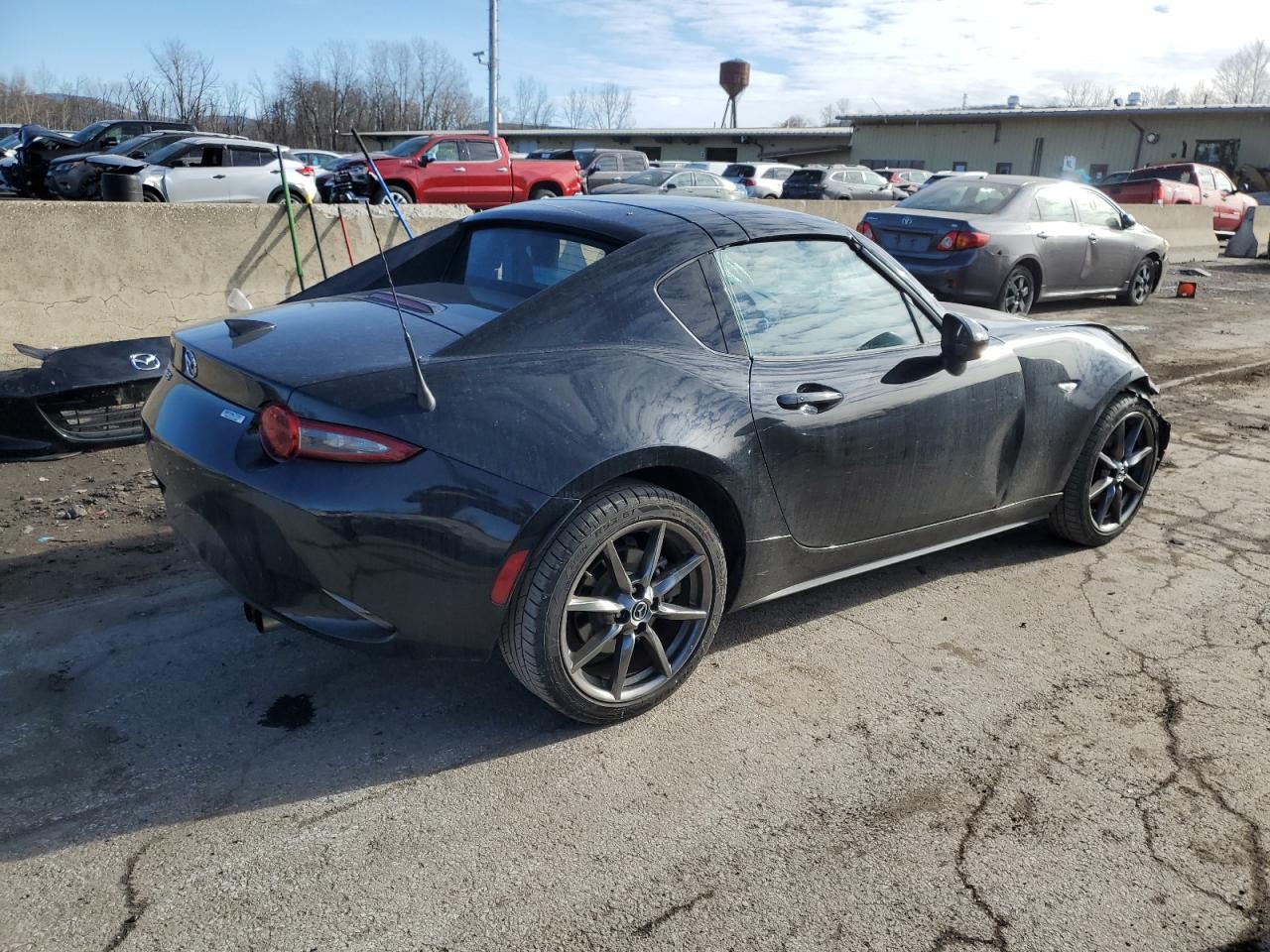 2018 Mazda MX-5 VIN JM1NDAM73J0206129 Copart auction photo, front end / minor dent/scratches damage thumbnail 3