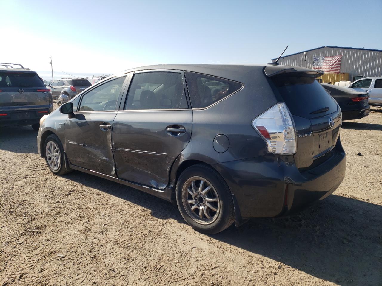2013 Toyota Prius VIN JTDZN3EU7D3219581 Copart auction photo, all over / side damage thumbnail 2