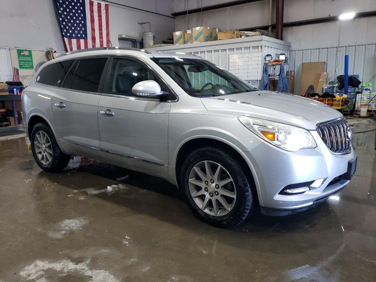 2016 Buick Enclave VIN 5GAKRBKD8GJ268715 Copart auction photo, undercarriage / hail damage thumbnail 4