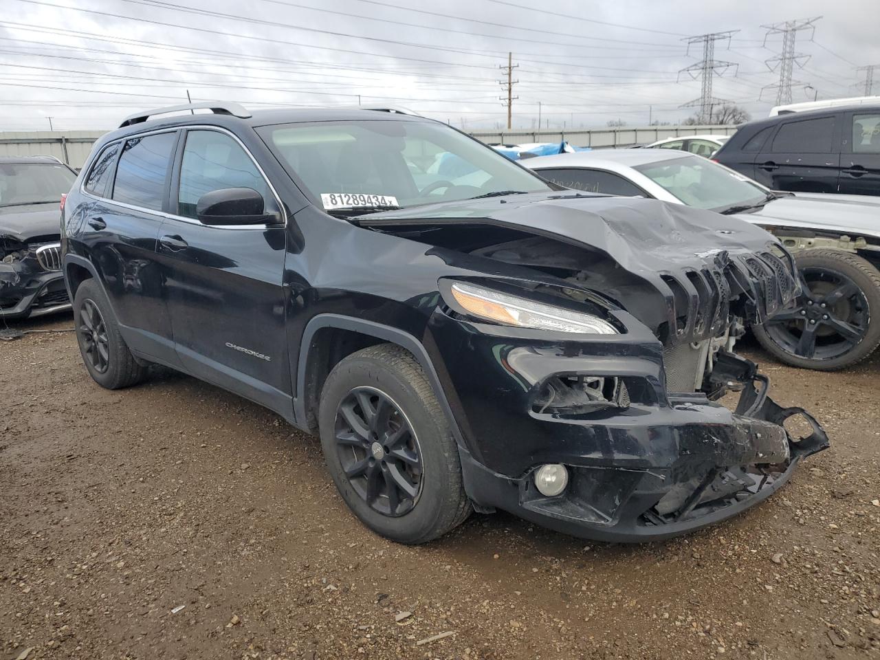 2017 Jeep Grand Cherokee VIN 1C4PJMCS7HW589783 Copart auction photo, front end damage thumbnail 4