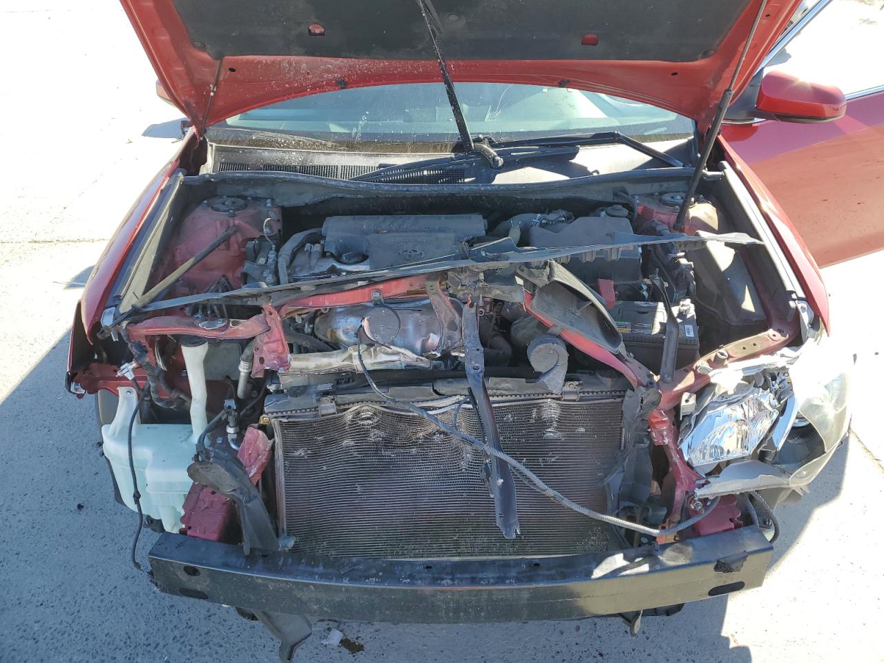 2013 Toyota Camry VIN 4T1BF1FK7DU674629 Copart auction photo, front end / rear end damage thumbnail 11