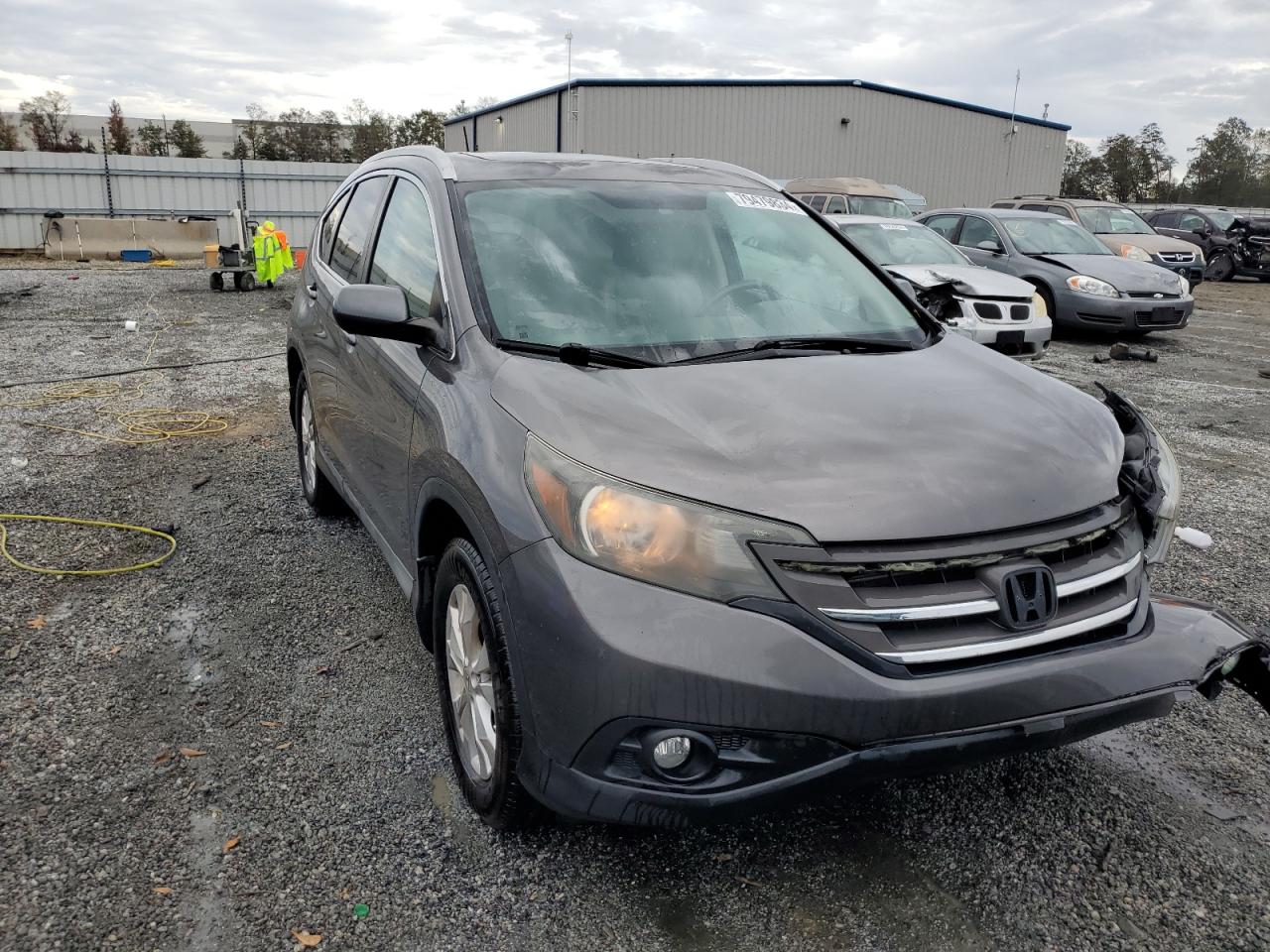 2013 Honda CR-V VIN 2HKRM3H73DH516893 Copart auction photo, front end damage thumbnail 4