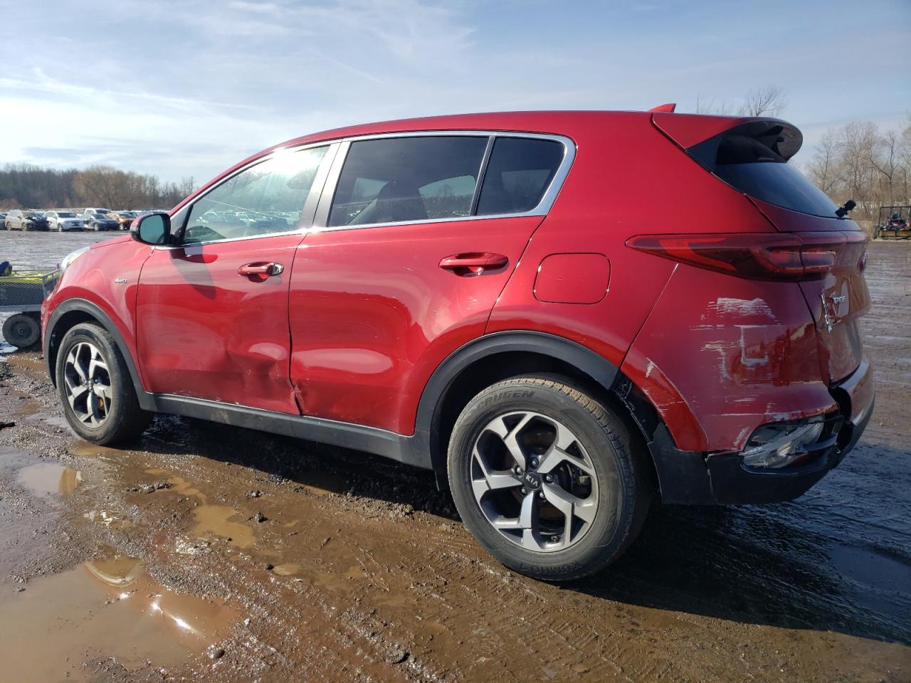 2020 KIA Sportage VIN KNDPMCAC2L7780964 Copart auction photo, vandalism damage thumbnail 2
