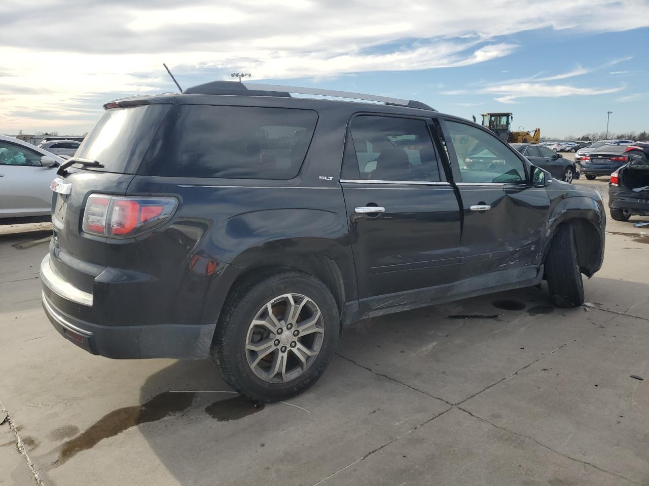 2015 GMC Acadia VIN 1GKKRRKD1FJ199442 Copart auction photo, all over damage thumbnail 3
