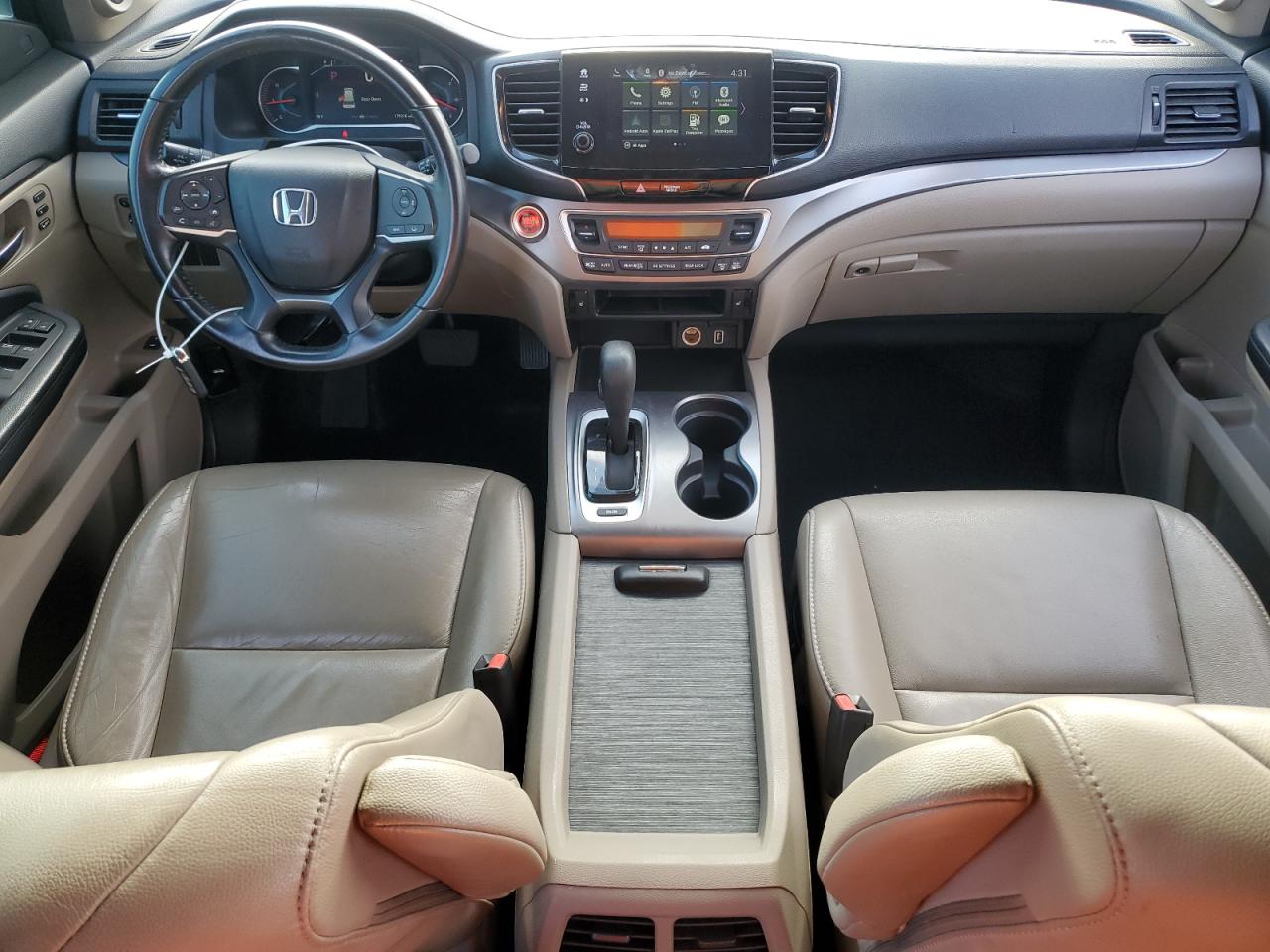 2019 Honda Pilot VIN 5FNYF5H56KB007053 Copart auction photo, side damage thumbnail 8