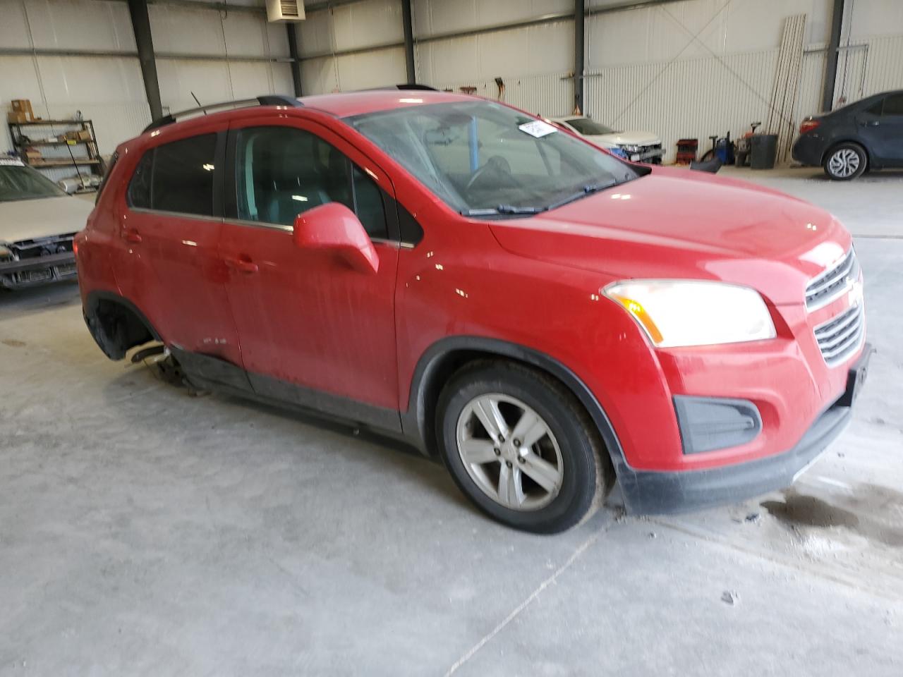2016 Chevrolet Trax VIN KL7CJLSB1GB532721 Copart auction photo, rear end / side damage thumbnail 4