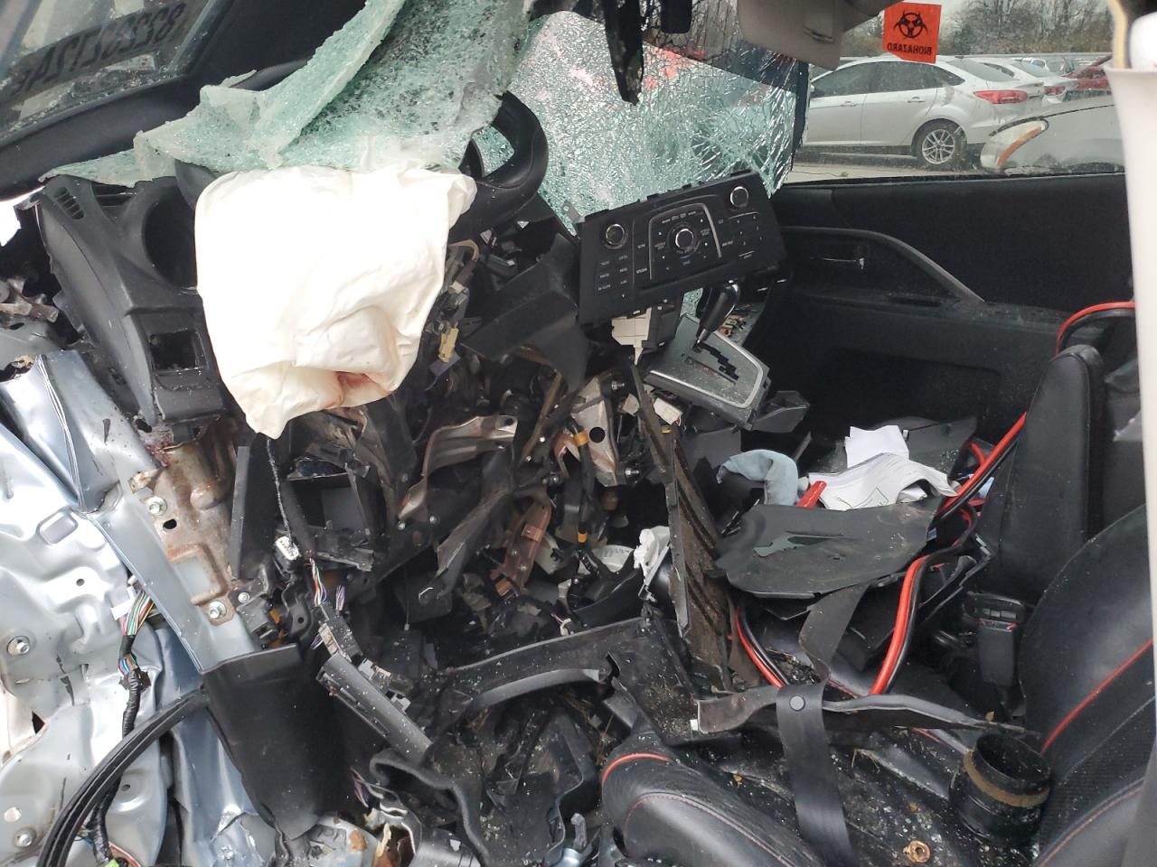 2012 Mazda 5 VIN JM1CW2DL3C0100075 Copart auction photo, all over damage thumbnail 8