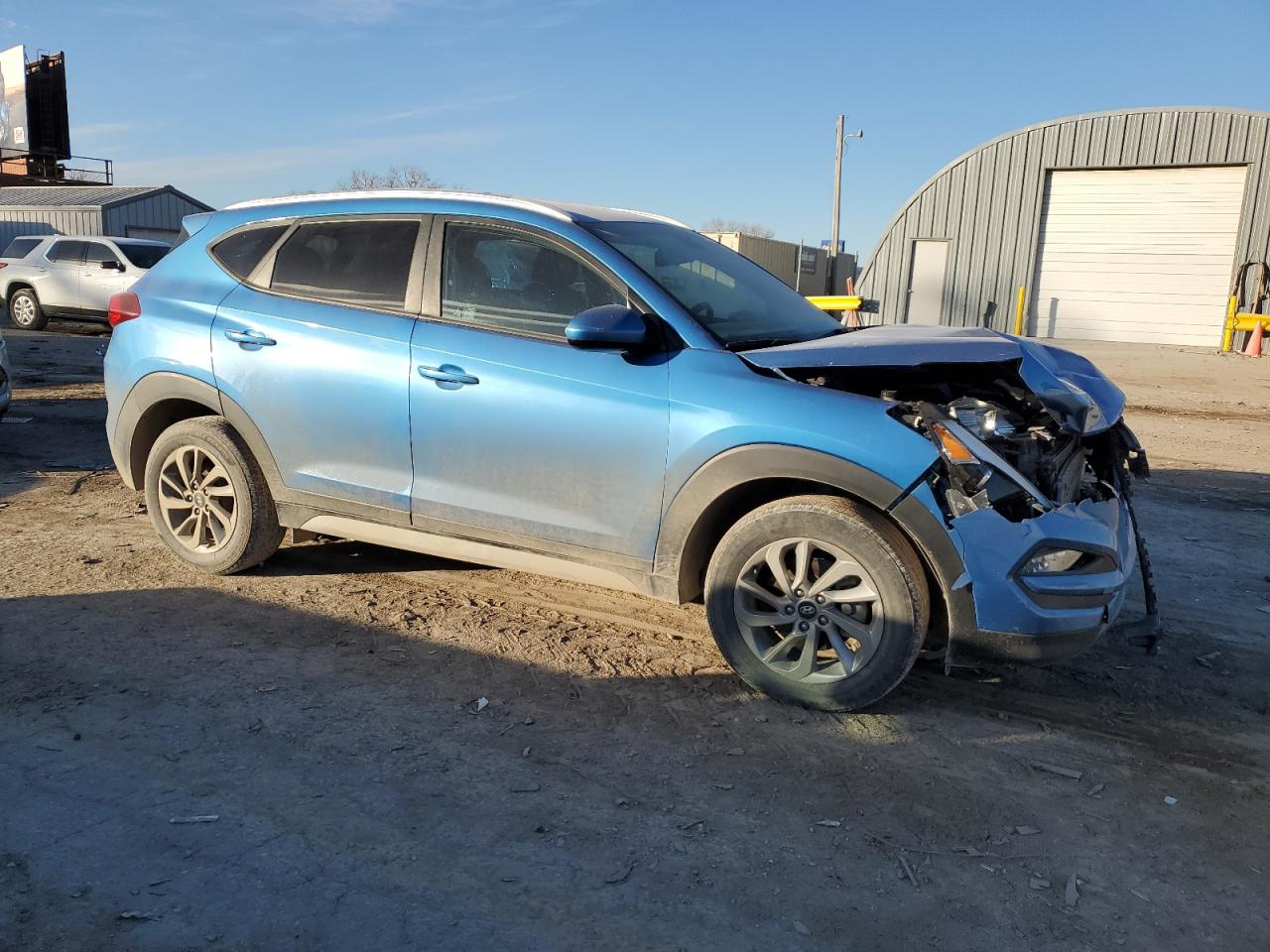 2018 Hyundai Tucson VIN KM8J3CA40JU654825 Copart auction photo, front end damage thumbnail 4