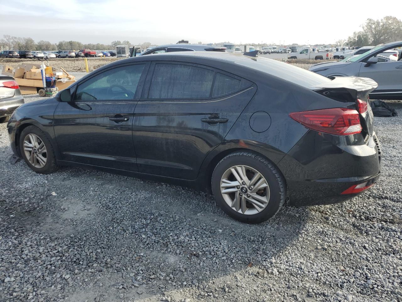 2019 Hyundai Elantra VIN 5NPD84LF4KH496668 Copart auction photo, rear end damage thumbnail 2