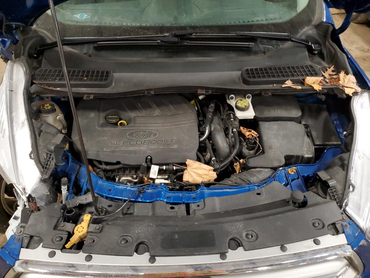 2017 Ford Escape VIN 1FMCU0GD9HUA60627 Copart auction photo, front end / undercarriage damage thumbnail 12