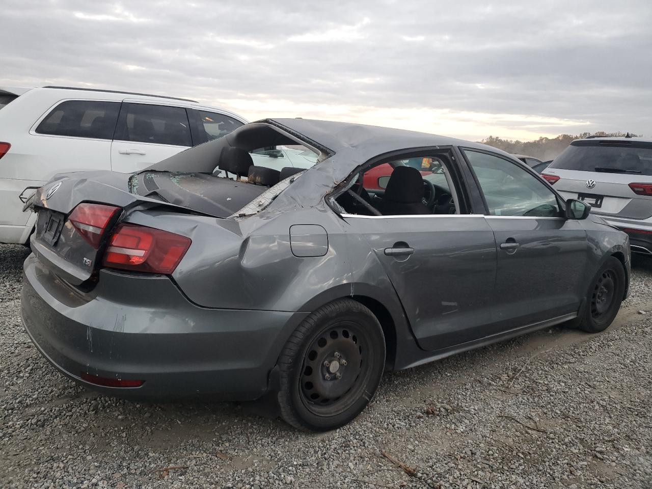 2017 Volkswagen Jetta VIN 3VW167AJXHM397886 Copart auction photo, top/roof / minor dent/scratches damage thumbnail 3