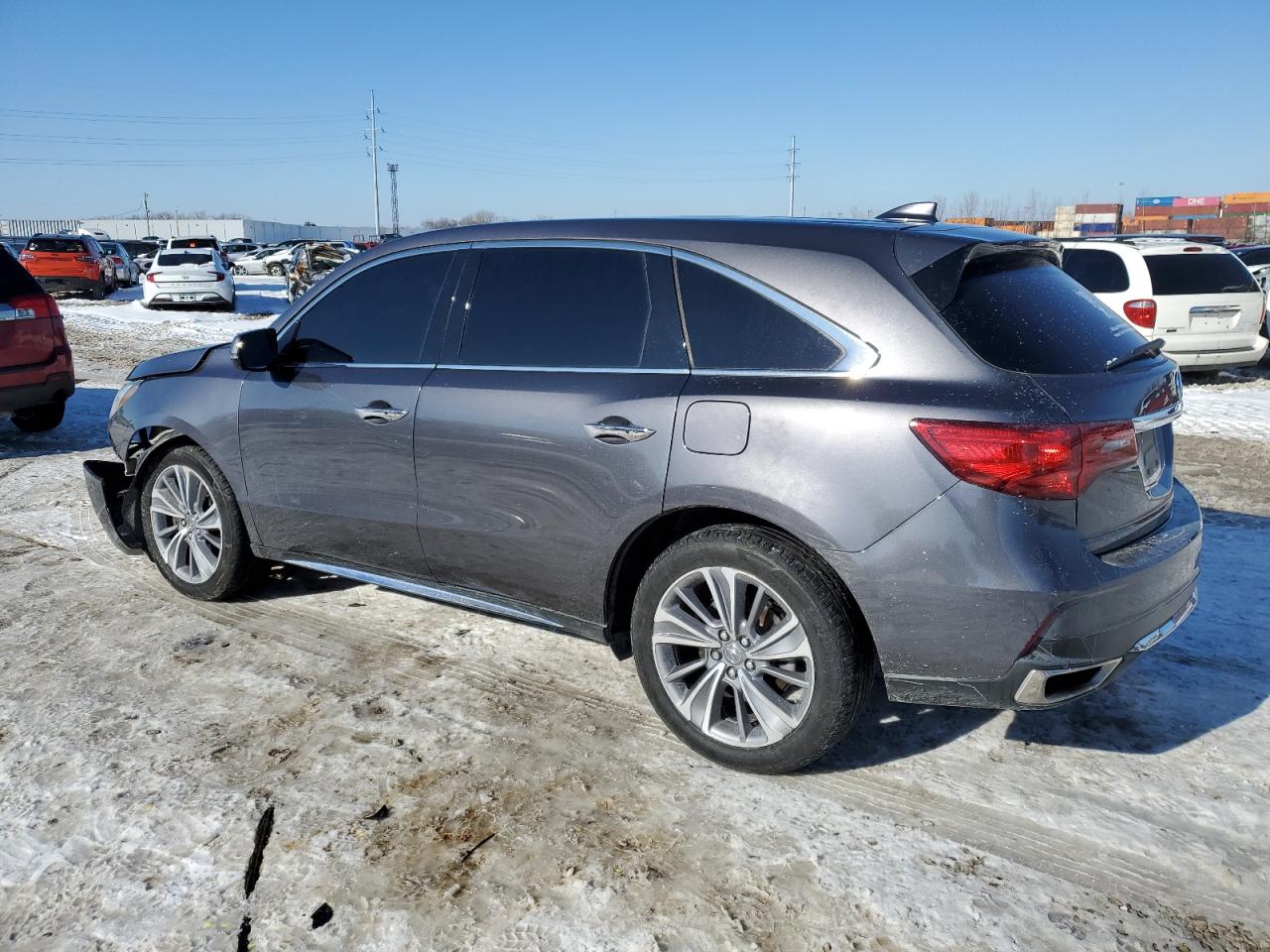 2017 Acura MDX VIN 5J8YD4H5XHL004390 Copart auction photo, front end damage thumbnail 2