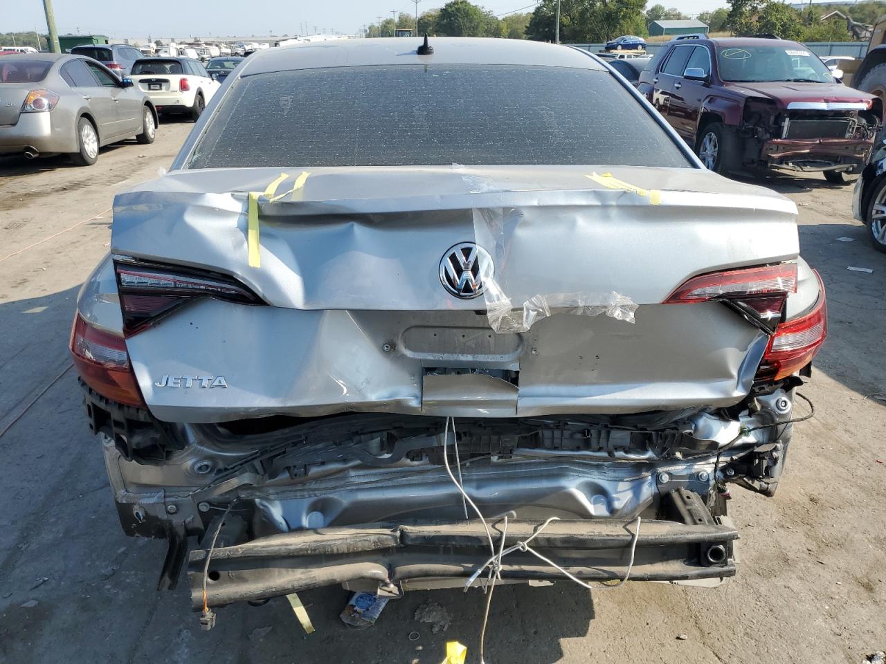 2019 Volkswagen Jetta VIN 3VWCB7BU6KM201656 Copart auction photo, rear end damage thumbnail 6