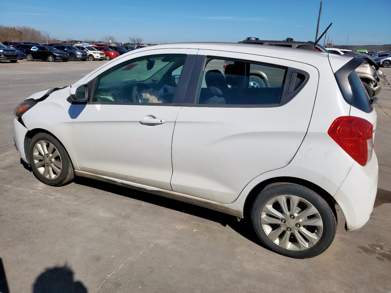 2016 Chevrolet Spark VIN KL8CD6SA1GC585912 Copart auction photo, front end / side damage thumbnail 2