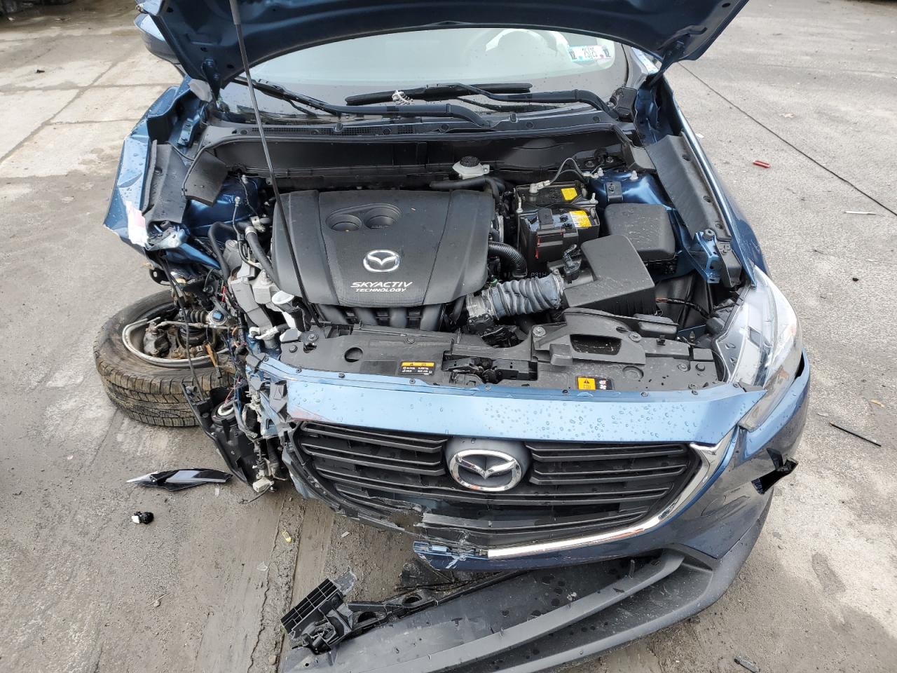 2019 Mazda CX-3 VIN JM1DKFB7XK0454736 Copart auction photo, front end damage thumbnail 12