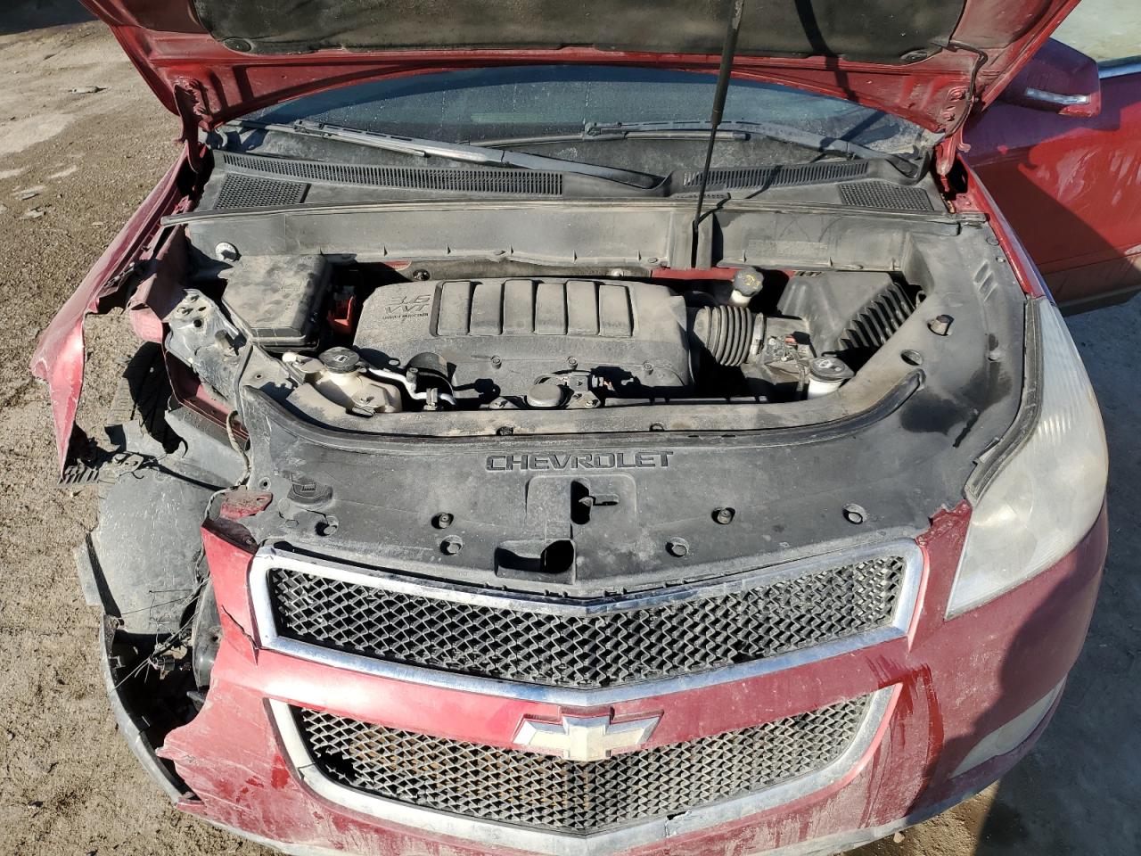 2012 Chevrolet Traverse VIN 1GNKVGED0CJ145088 Copart auction photo, front end damage thumbnail 12