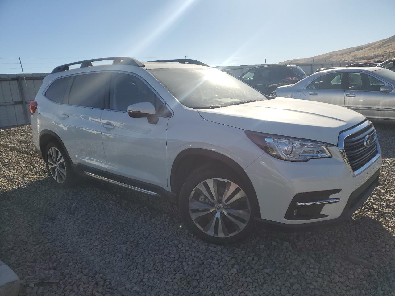 2021 Subaru Ascent VIN 4S4WMAPD0M3455783 Copart auction photo, front end / side damage thumbnail 4