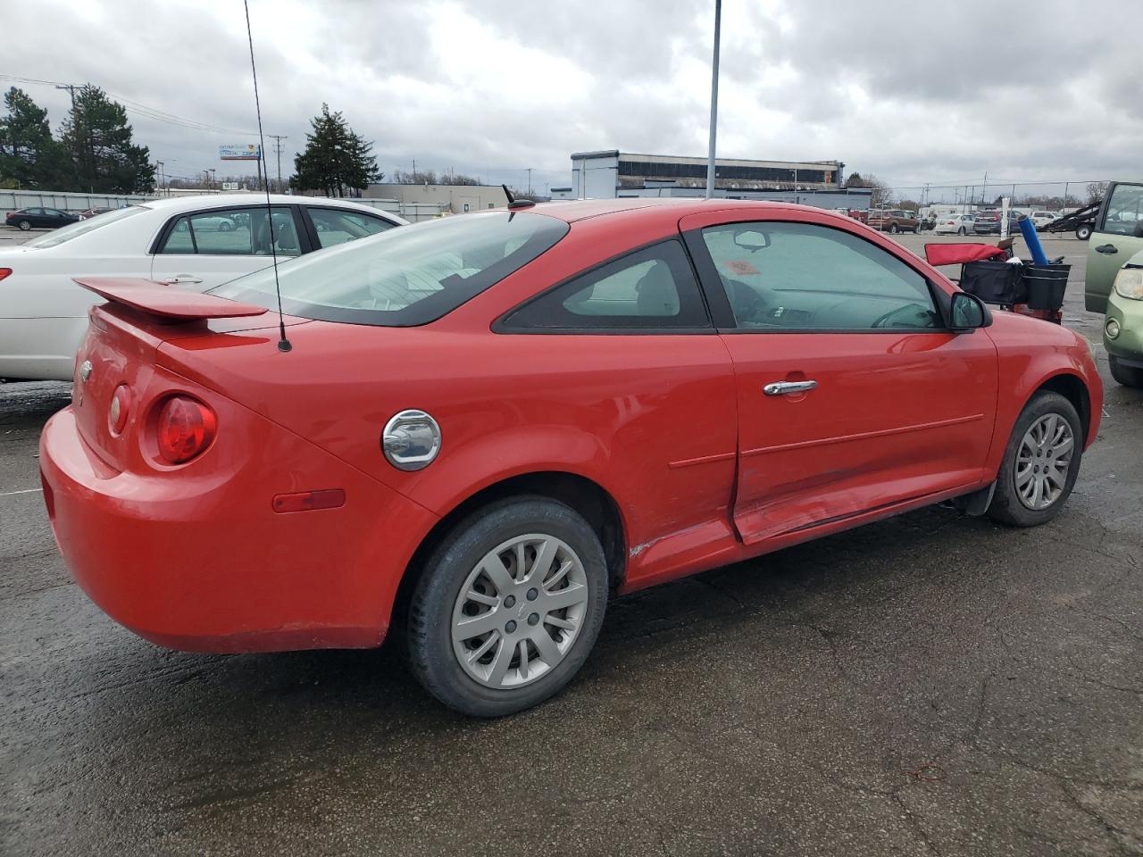 2010 Chevrolet Cobalt VIN 1G1AB1F52A7136610 Copart auction photo, side damage thumbnail 3
