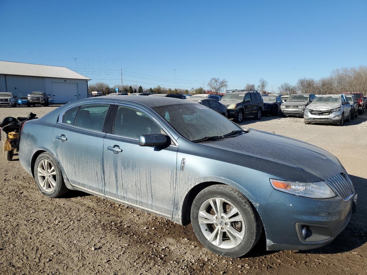 2010 Lincoln MKS VIN 1LNHL9DR7AG615897 Copart auction photo, side damage thumbnail 4