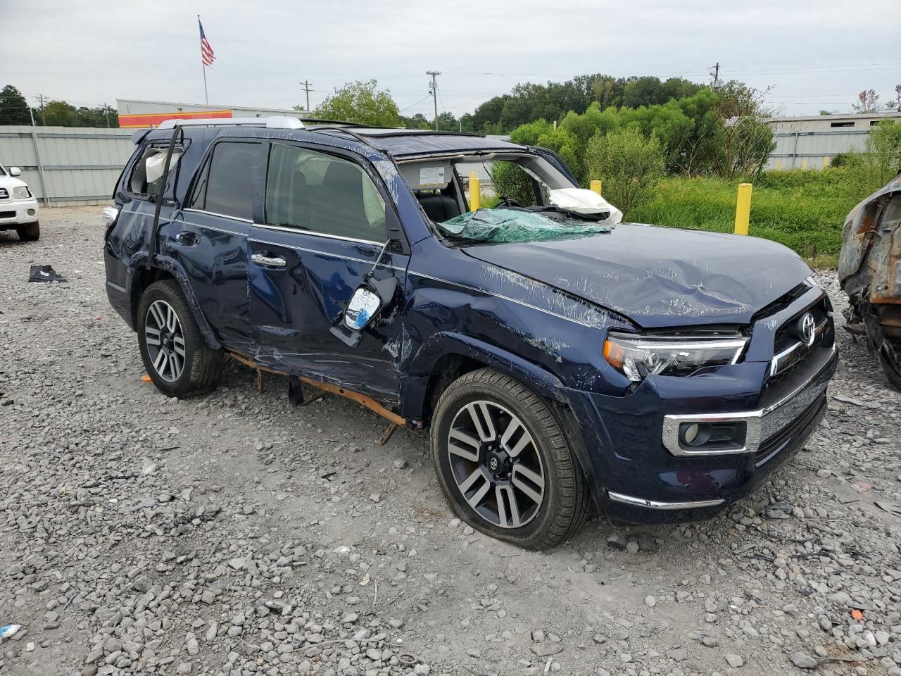 2014 Toyota 4Runner VIN JTEZU5JR0E5075292 Copart auction photo, all over damage thumbnail 4