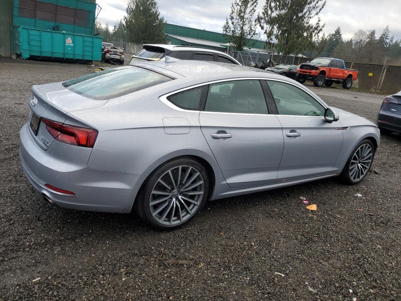 2018 Audi A5 VIN WAUCNCF57JA051653 Copart auction photo, front end damage thumbnail 3