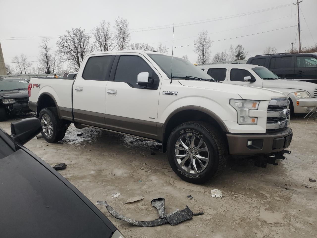 2017 Ford F-150 VIN 1FTFW1EG7HFB26014 Copart auction photo, front end damage thumbnail 4