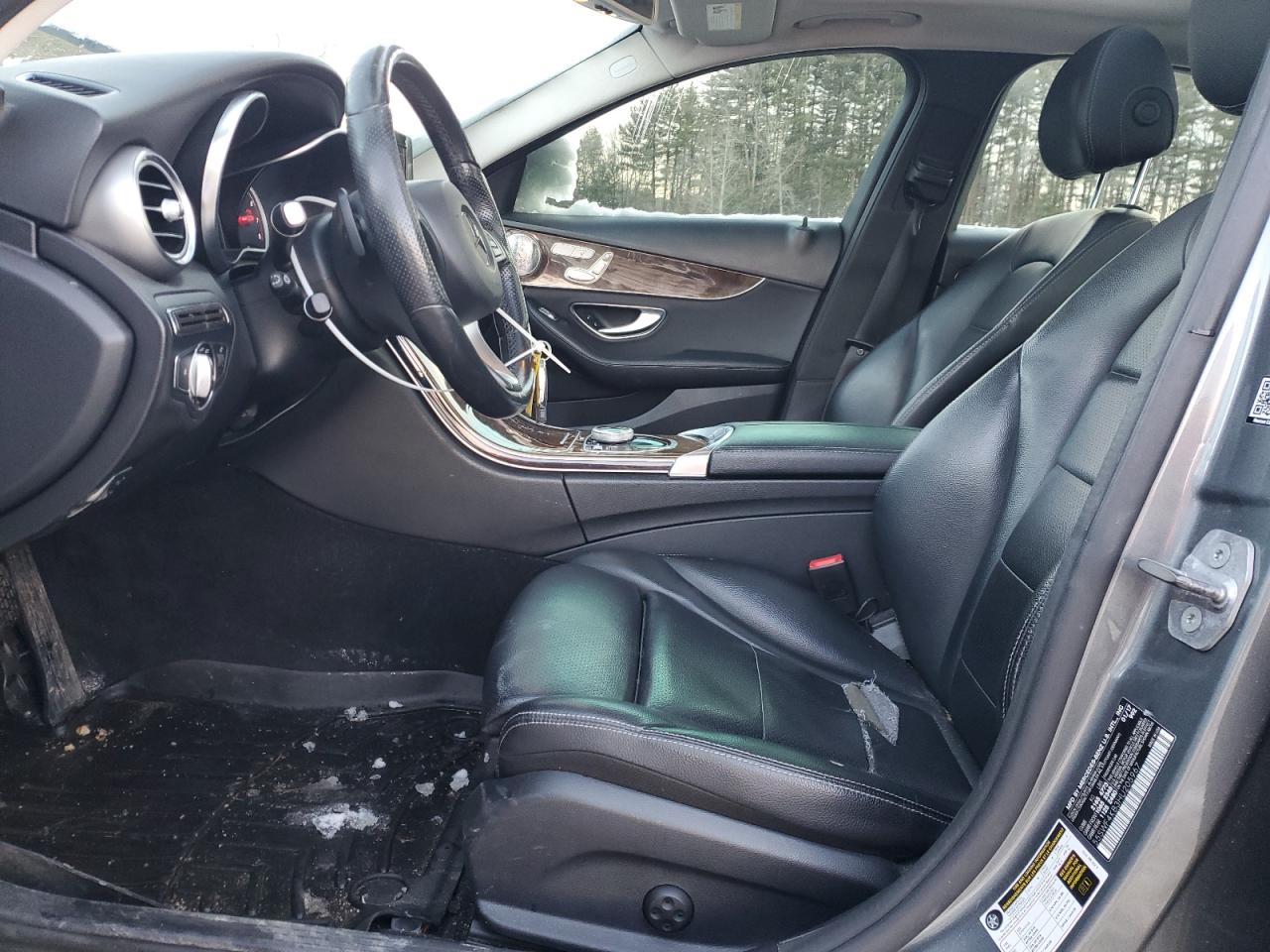 2017 Mercedes-Benz C-klasse VIN 55SWF4KB3HU205967 Copart auction photo, front end / minor dent/scratches damage thumbnail 7