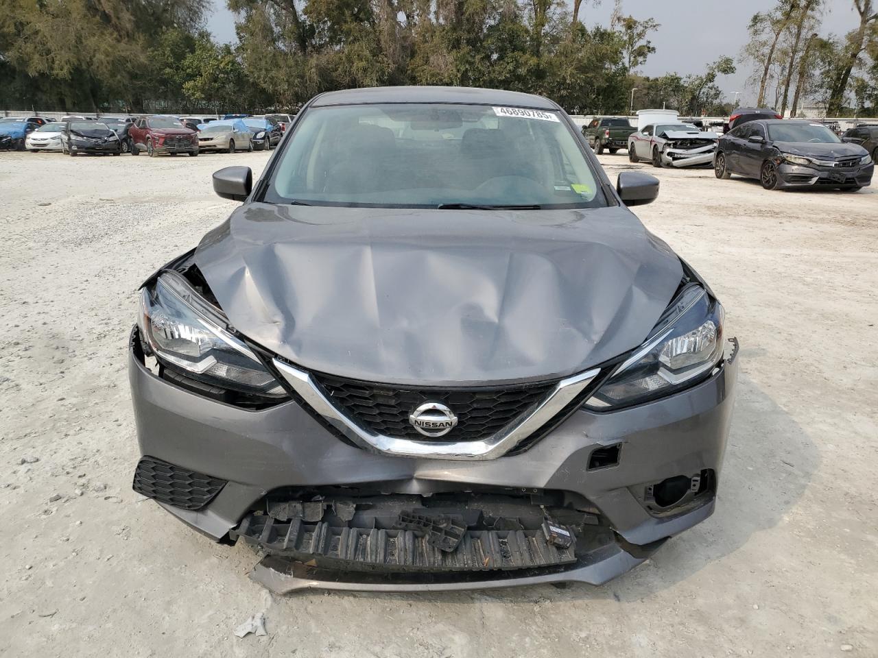 2019 Nissan Sentra VIN 3N1AB7AP2KY312898 Copart auction photo, front end / side damage thumbnail 5