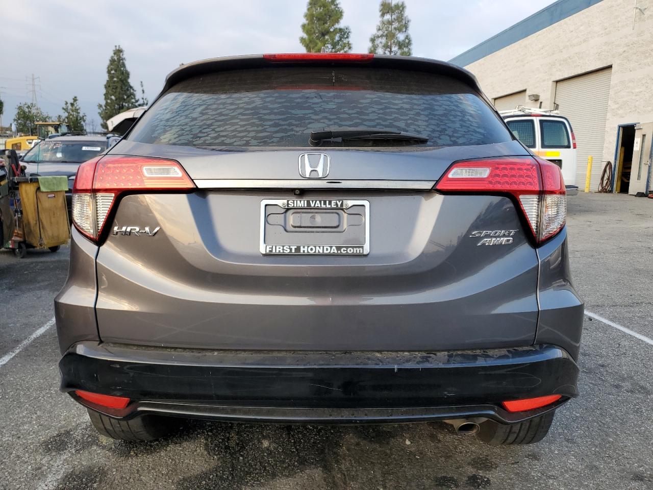 2019 Honda HR-V VIN 3CZRU6H14KG706084 Copart auction photo, side / front end damage thumbnail 6