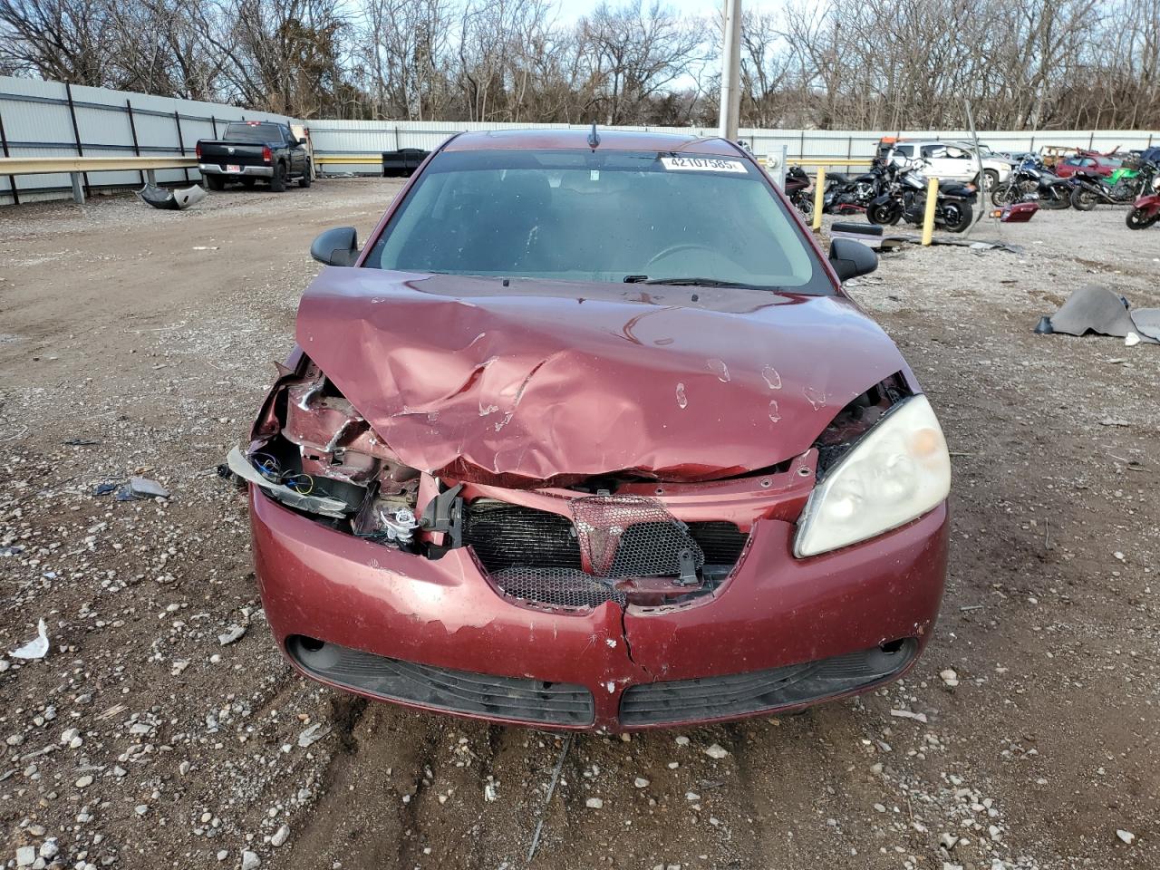 2008 Pontiac G6 VIN 1G2ZH17N484119248 Copart auction photo, front end / side damage thumbnail 5