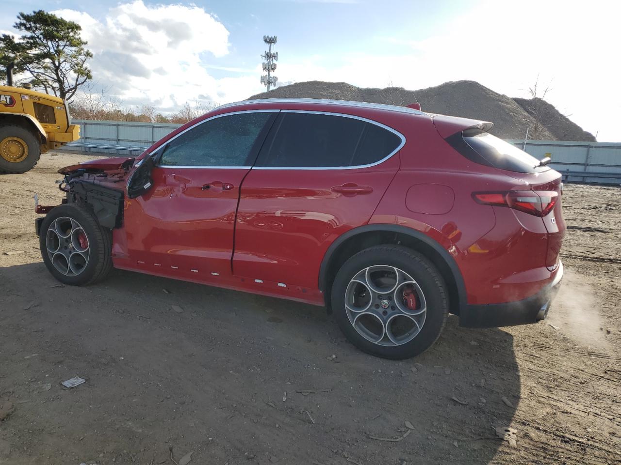 2018 Alfa Romeo Stelvio VIN ZASFAKBN3J7B78755 Copart auction photo, front end / minor dent/scratches damage thumbnail 2