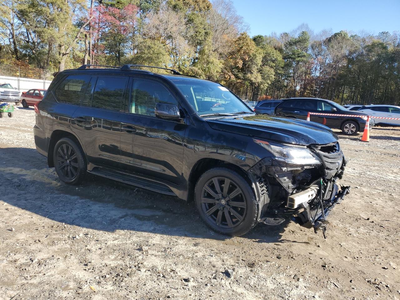 2017 Lexus LX VIN JTJHY7AX9H4248149 Copart auction photo, front end / mechanical damage thumbnail 4