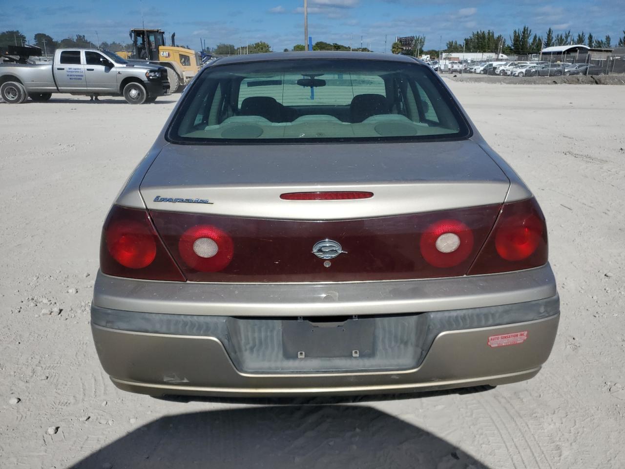 2003 Chevrolet Impala VIN 2G1WF52E039336913 Copart auction photo, side damage thumbnail 6