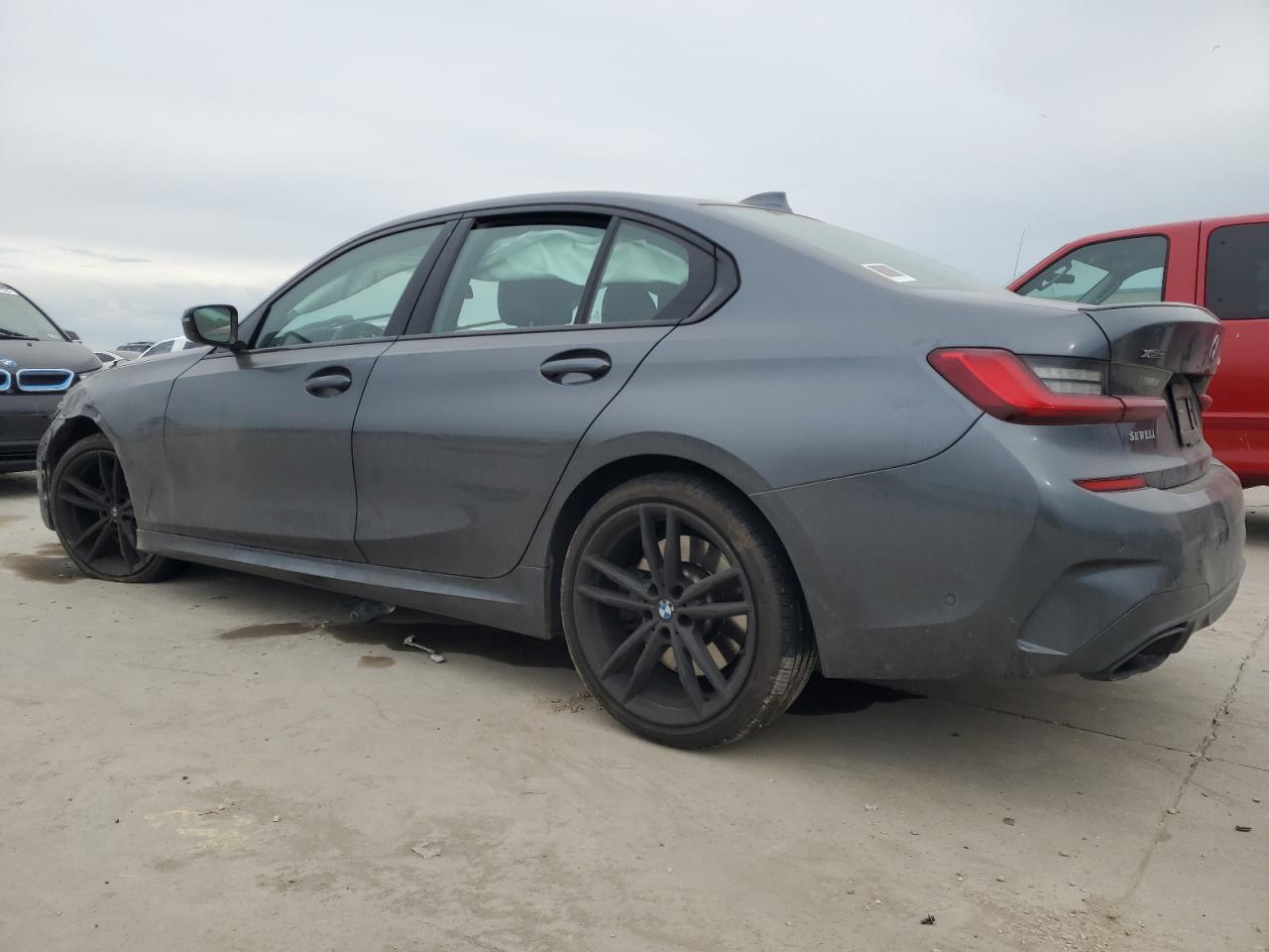 2022 BMW M3 VIN 3MW5U9J07N8C42470 Copart auction photo, front end / hail damage thumbnail 2