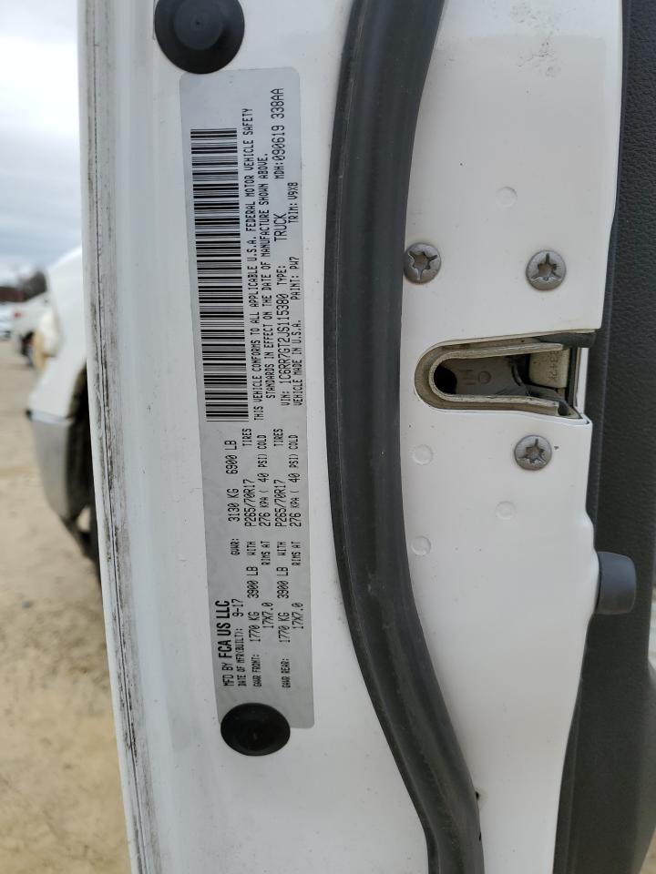 2018 RAM 1500 VIN 1C6RR7GT2JS115380 Copart auction photo, burn / minor dent/scratches damage thumbnail 12