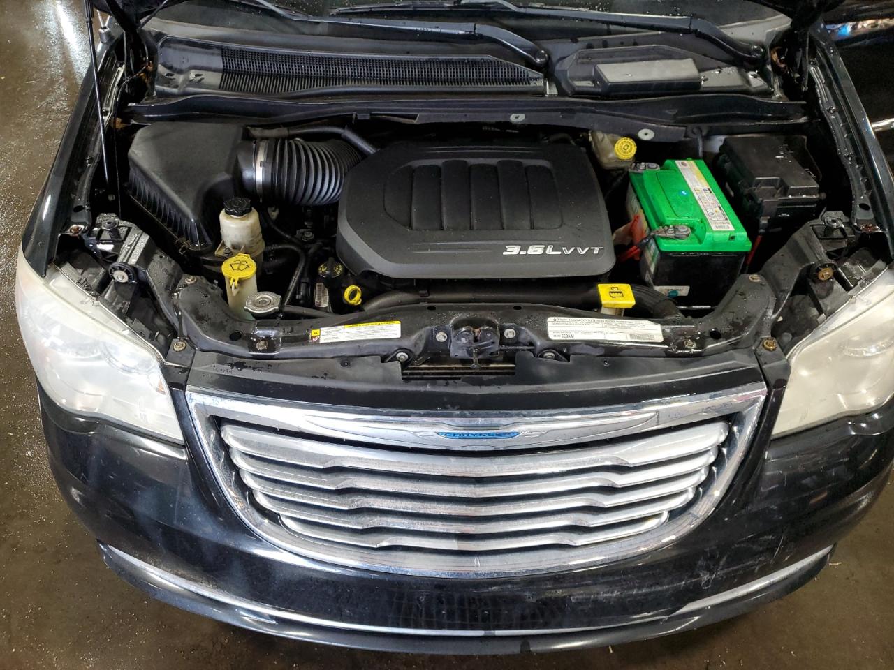 2012 Chrysler Town & Country VIN 2C4RC1BG0CR134824 Copart auction photo, rear end / hail damage thumbnail 12