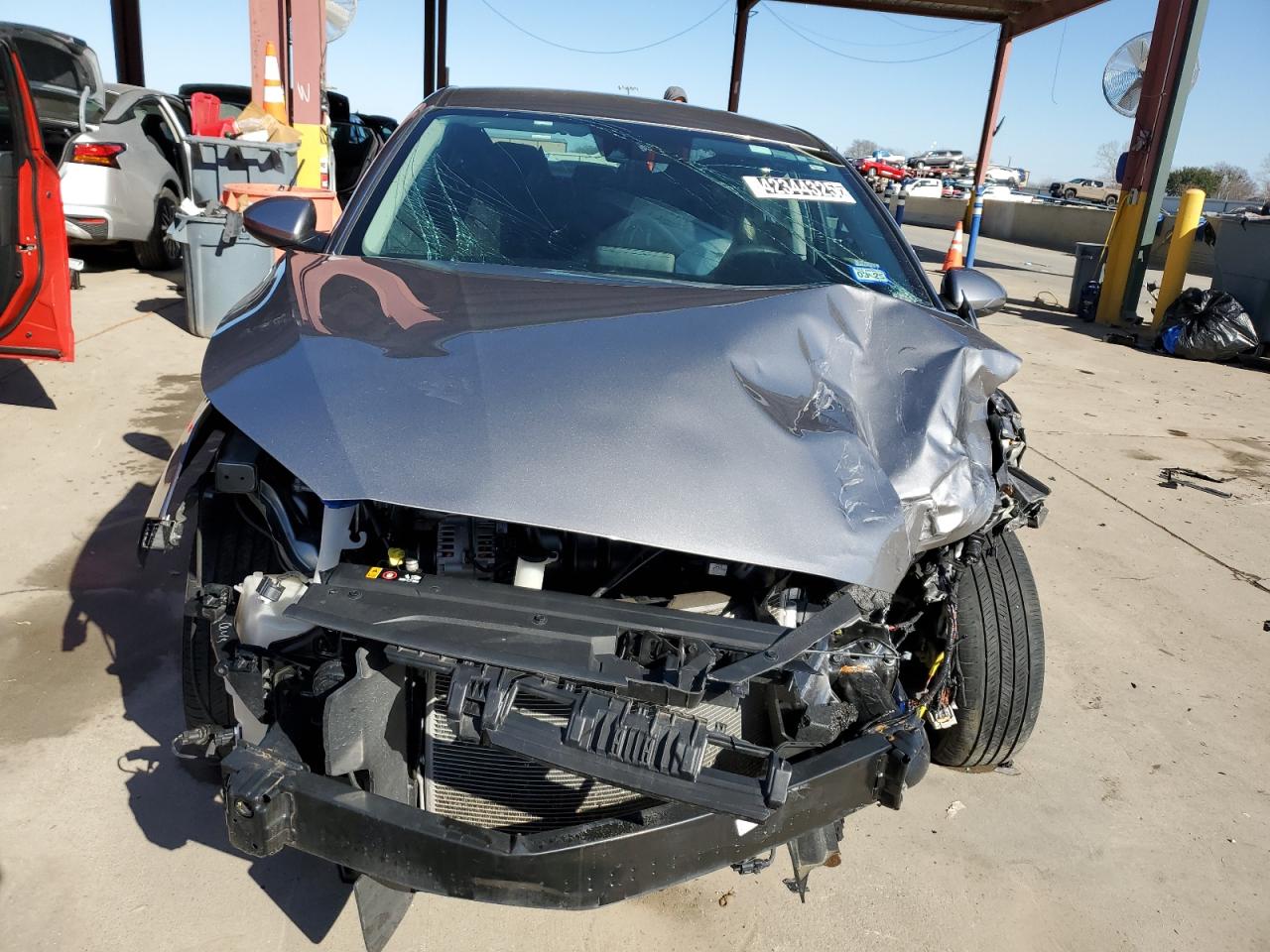 2023 KIA Forte VIN 3KPF24AD4PE623054 Copart auction photo, front end / side damage thumbnail 5