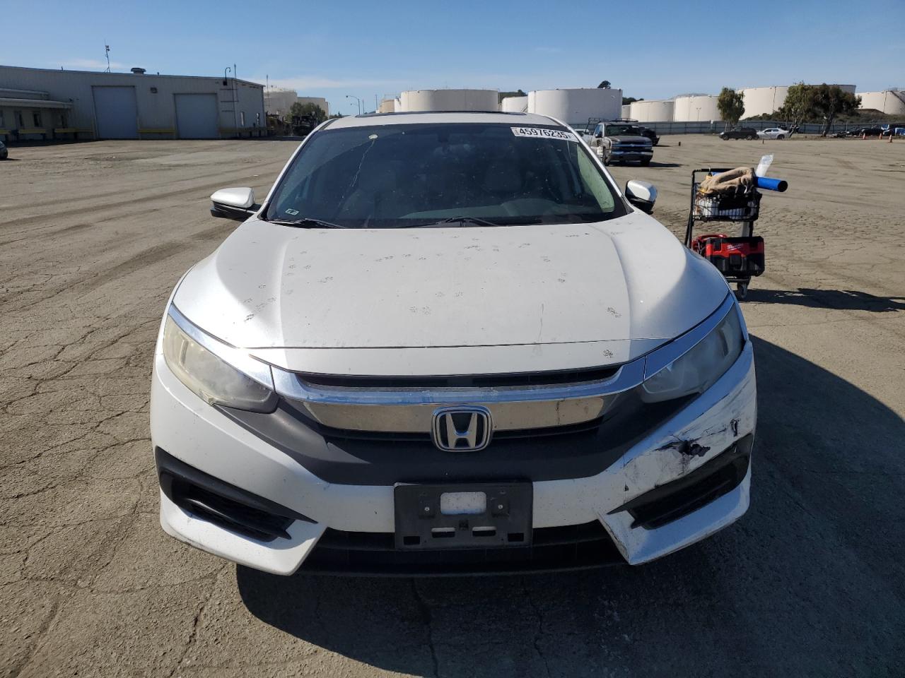2016 Honda Civic VIN 19XFC2F73GE204858 Copart auction photo, vandalism / all over damage thumbnail 5