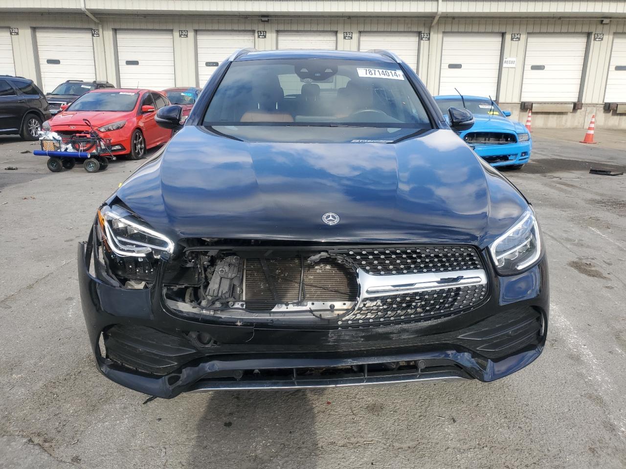 2020 Mercedes-Benz GLC VIN WDC0G8EB2LF697820 Copart auction photo, front end / mechanical damage thumbnail 5