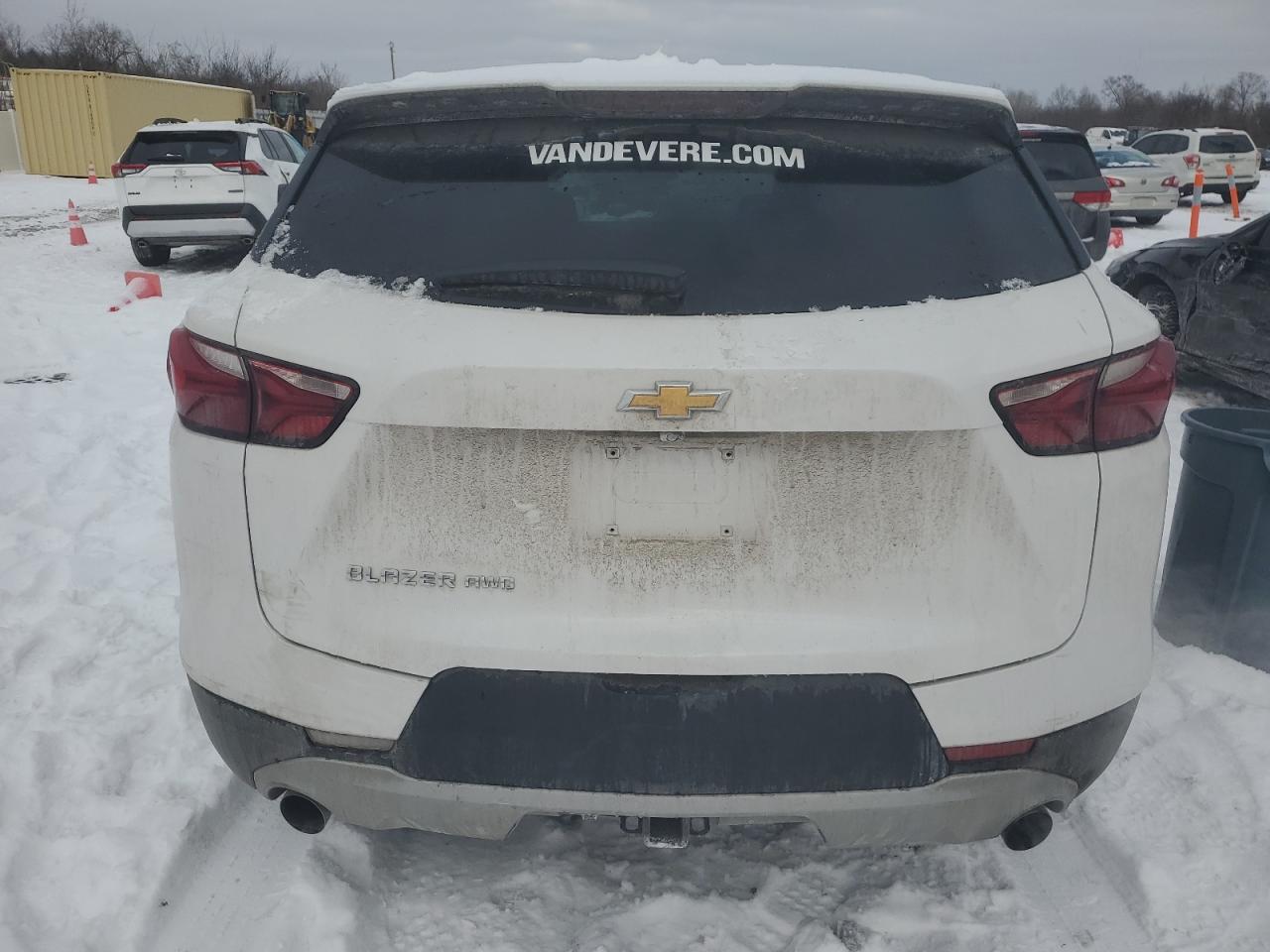 2020 Chevrolet Blazer VIN 3GNKBHRS2LS533638 Copart auction photo, front end / undercarriage damage thumbnail 6