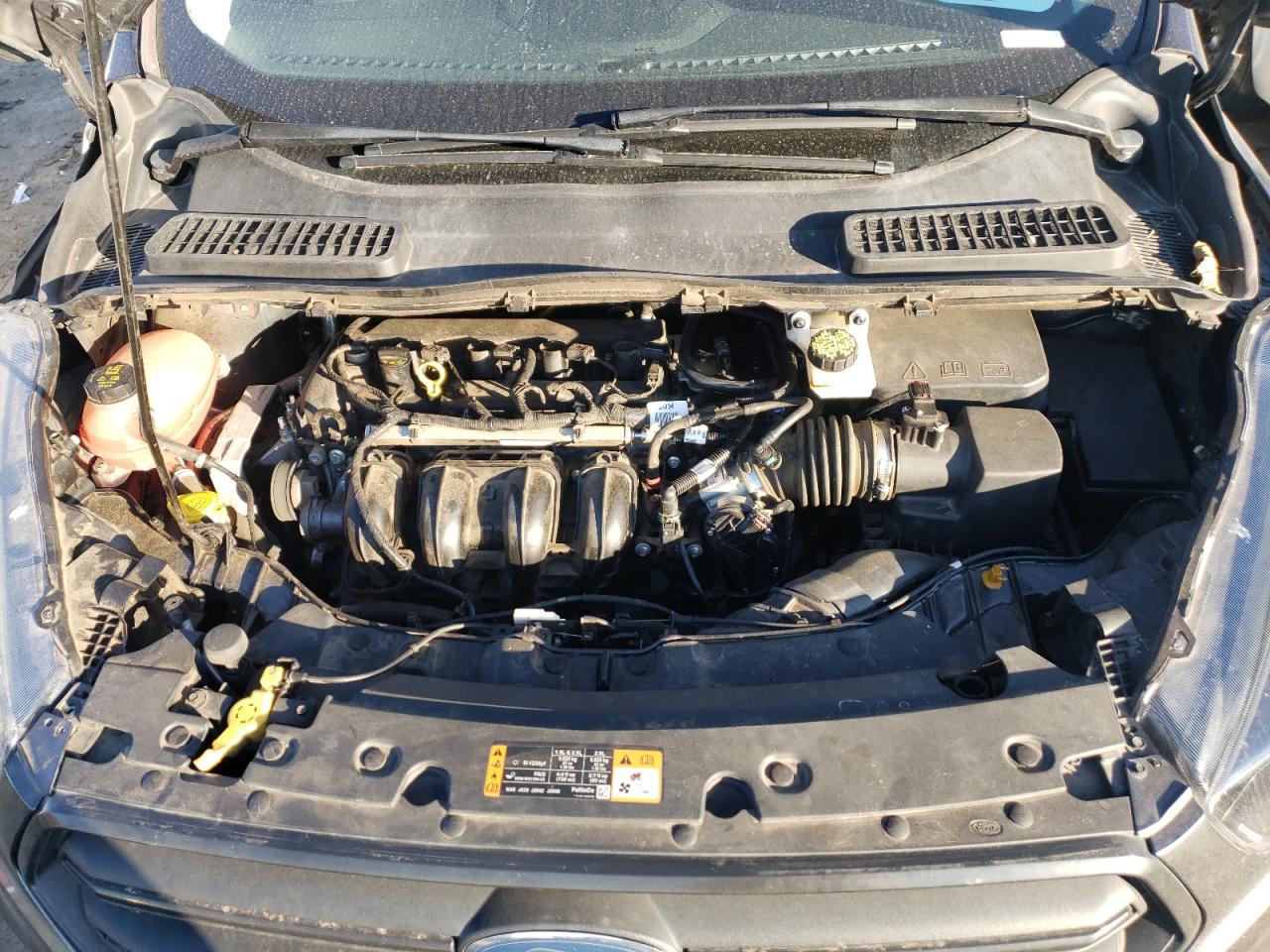 2019 Ford Escape VIN 1FMCU0F75KUC56857 Copart auction photo, side / front end damage thumbnail 12