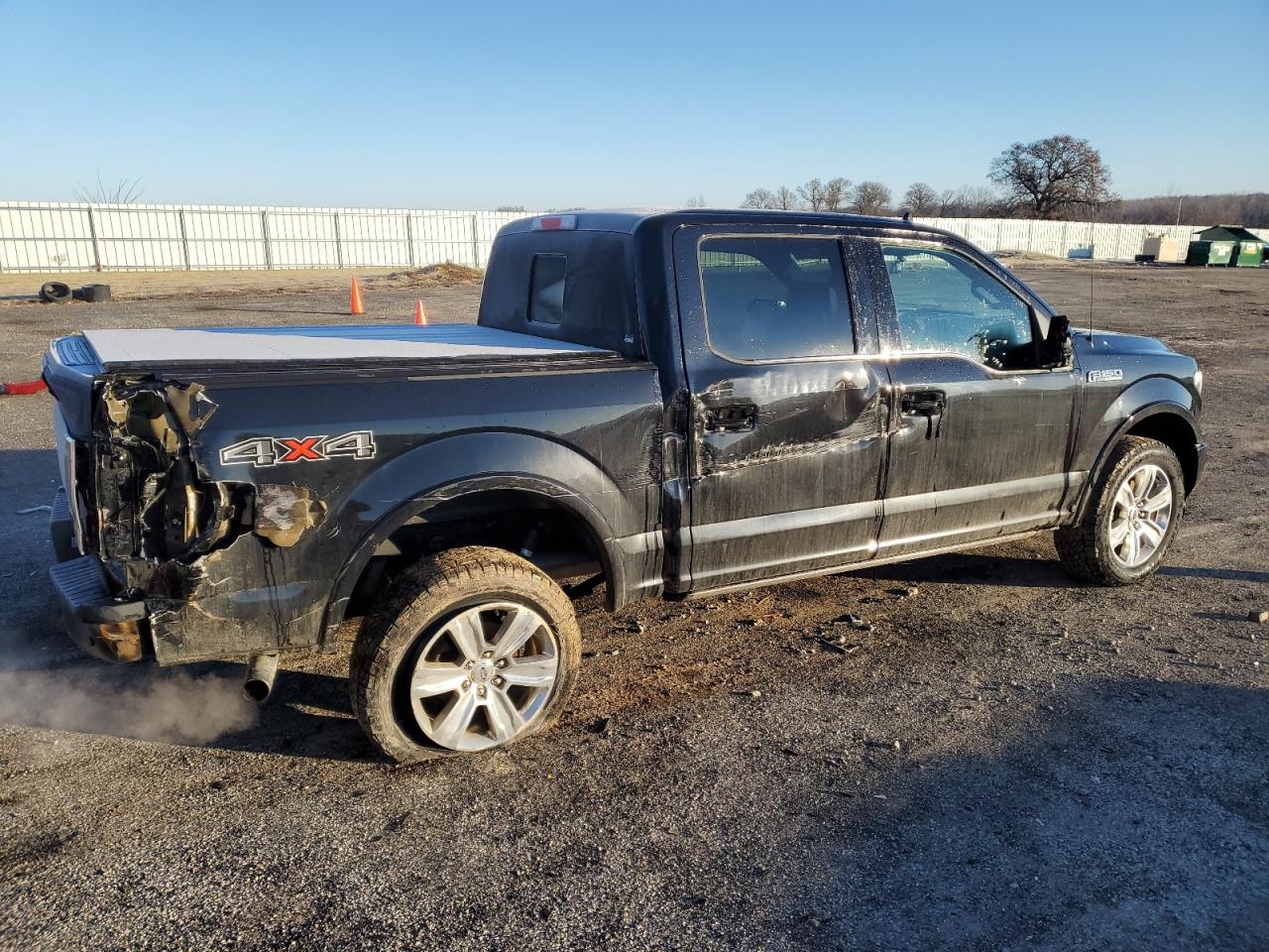 2020 Ford F-150 VIN 1FTEW1E53LFA10134 Copart auction photo, all over damage thumbnail 3