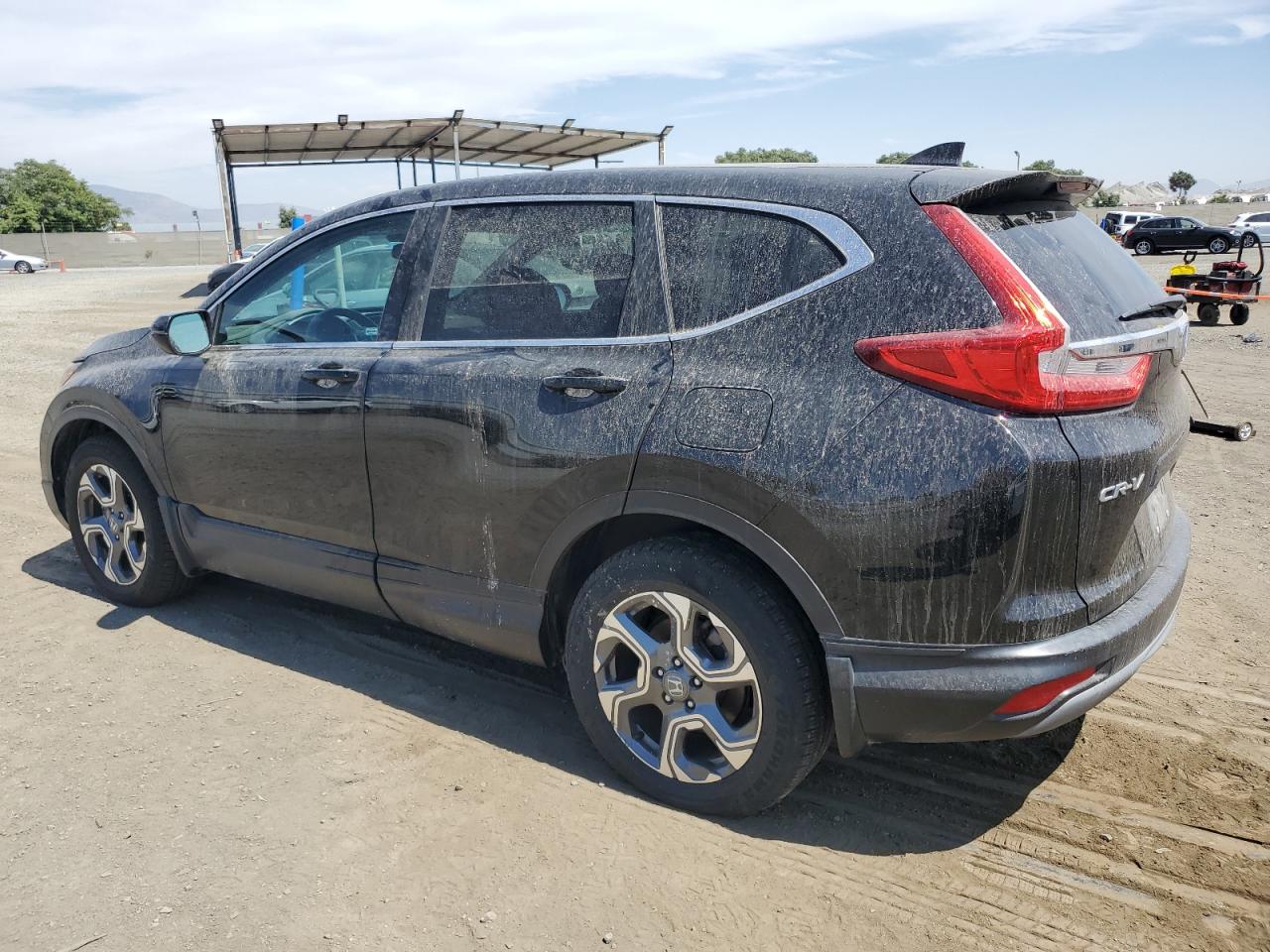 2018 Honda CR-V VIN 2HKRW1H57JH502732 Copart auction photo, minor dent/scratches / replaced vin damage thumbnail 2