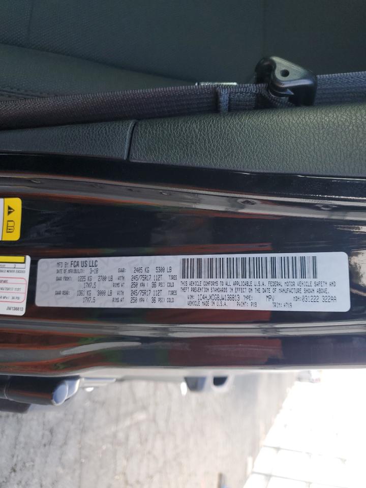2018 Jeep Wrangler VIN 1C4HJXDG8JW136813 Copart auction photo, front end damage thumbnail 13