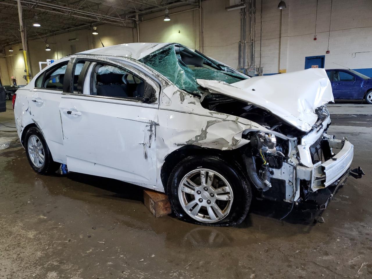 2014 Chevrolet Sonic VIN 1G1JC5SH7E4192974 Copart auction photo, rollover damage thumbnail 4